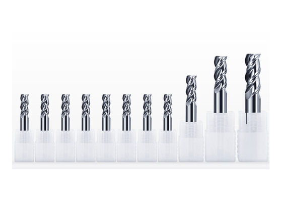 ความทนทานต่อการสึกหรอความเหนียวสูง 2 Flute 4 Flute Carbide End Mill ผู้ผลิต