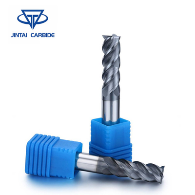 HRC60 Solid Mill Carbide End Mill ประเภทของคัตเตอร์มิลลิ่ง 4 ฟัน ผู้ผลิต