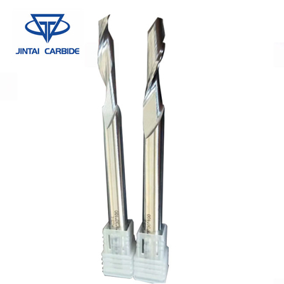เครื่องมือเครื่องจักรซีเอ็นซีคาร์ไบด์ดอกสว่านร่องเกลียวเดี่ยวขลุ่ยสำหรับงานกัด ผู้ผลิต